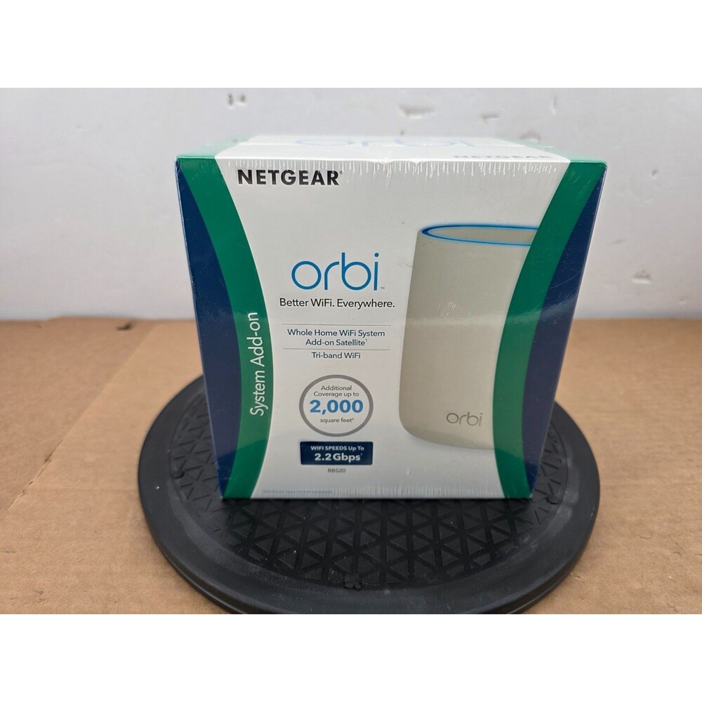 NETGEAR Orbi Whole Home WiFi System Add-on Satellite RBS20 | Factory Sealed